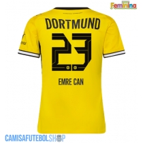 Camisa de time de futebol Borussia Dortmund Emre Can #23 Replicas 1º Equipamento Feminina 2026-27 Manga Curta